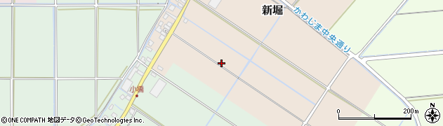埼玉県川島町（比企郡）新堀周辺の地図