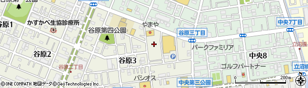 埼玉県春日部市谷原3丁目7周辺の地図
