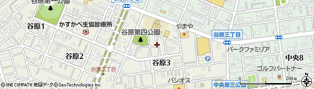 埼玉県春日部市谷原3丁目5周辺の地図