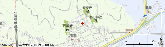 福井県鯖江市吉谷町周辺の地図