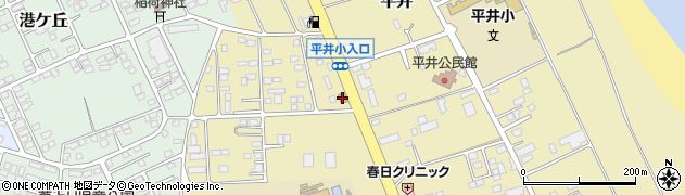 鹿嶋平井郵便局周辺の地図