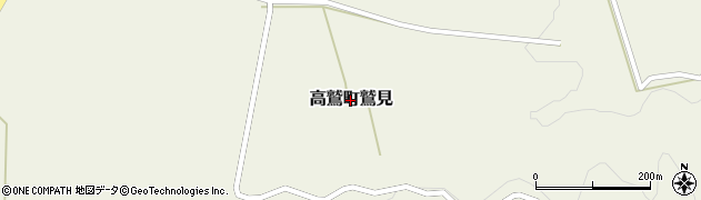 岐阜県郡上市高鷲町鷲見周辺の地図
