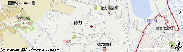 埼玉県さいたま市岩槻区徳力周辺の地図
