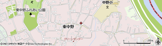 埼玉県春日部市東中野1477周辺の地図