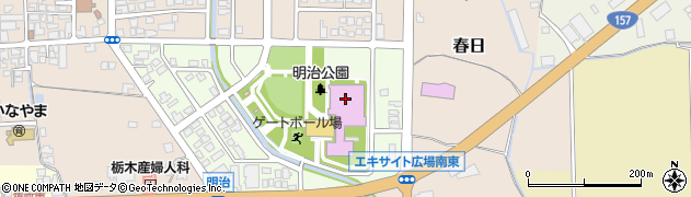 大野市エキサイト広場総合体育施設周辺の地図