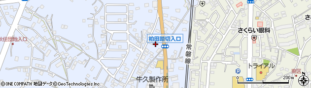茨城県牛久市牛久町243周辺の地図