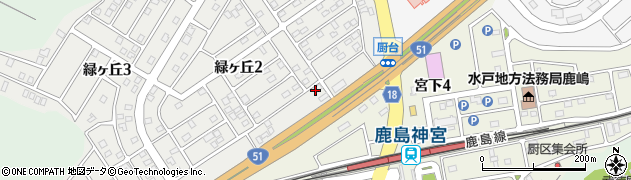 ダスキンサービスマスター鹿嶋宮中店周辺の地図