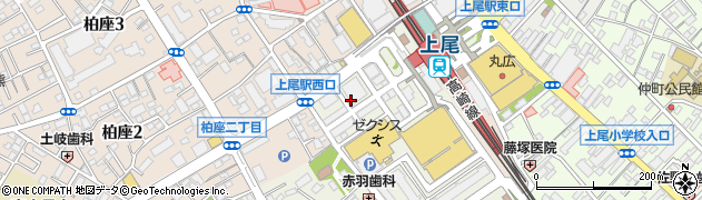 株式会社タウンハウジング　上尾店周辺の地図