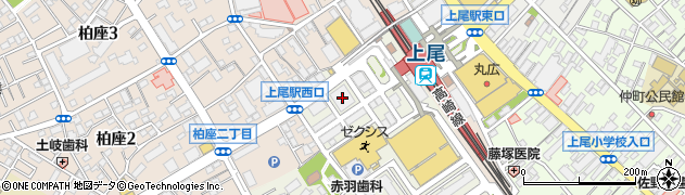 質かんてい局上尾駅前店周辺の地図