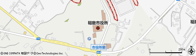 茨城県稲敷市周辺の地図