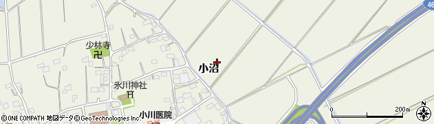 埼玉県坂戸市小沼周辺の地図