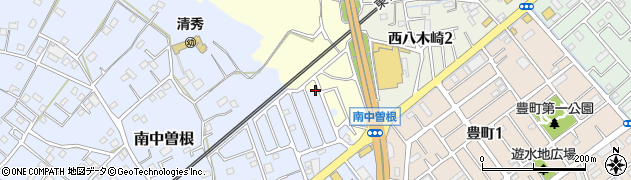 埼玉県春日部市新方袋643-12周辺の地図