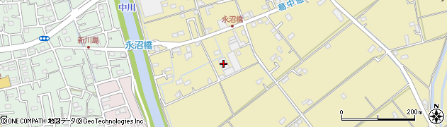 埼玉県春日部市永沼164周辺の地図
