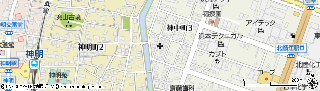 公文式神中教室周辺の地図