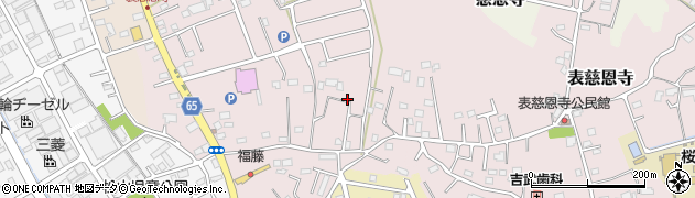 埼玉県さいたま市岩槻区表慈恩寺周辺の地図