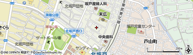 埼玉県坂戸市末広町6周辺の地図