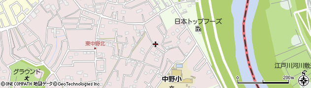 埼玉県春日部市東中野1558周辺の地図