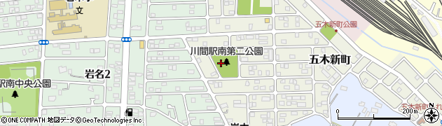 川間駅南第二公園周辺の地図