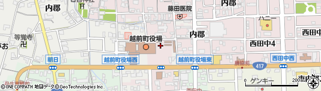 越前町役場　地域創生室周辺の地図