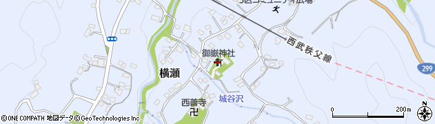 武甲山御嶽神社周辺の地図
