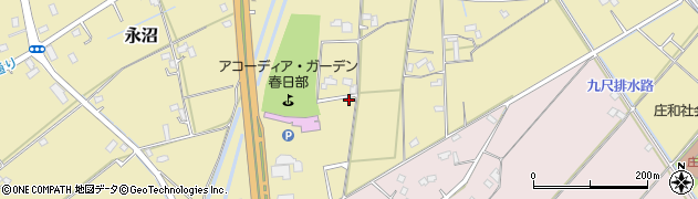埼玉県春日部市永沼1869周辺の地図