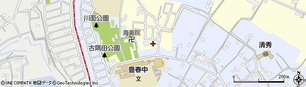 埼玉県春日部市新方袋13周辺の地図