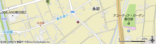 埼玉県春日部市永沼1277周辺の地図
