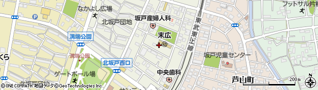 埼玉県坂戸市末広町7周辺の地図