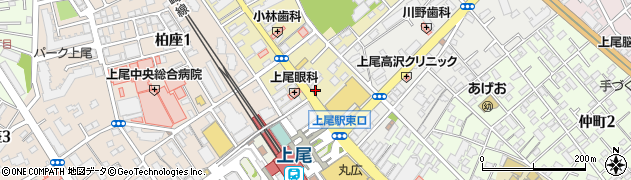 オリックスレンタカー上尾駅前店周辺の地図