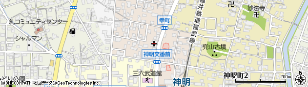 ジブラルタ生命保険株式会社　福井支社越前第一営業所周辺の地図