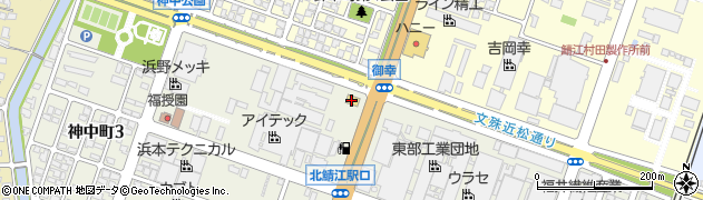 はなまるうどん８号線鯖江店周辺の地図