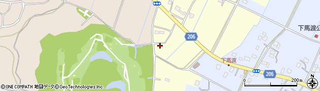 茨城県稲敷市上馬渡218周辺の地図