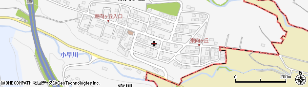 長野県茅野市宮川（東向ケ丘）周辺の地図