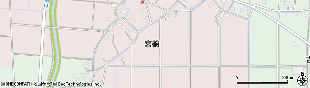 埼玉県川島町（比企郡）宮前周辺の地図