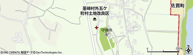 茨城県つくば市下岩崎1456周辺の地図