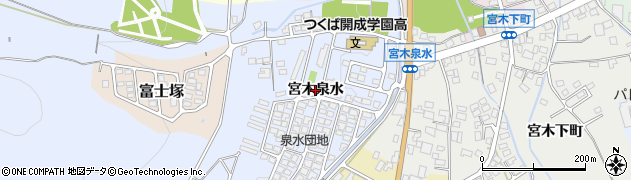 長野県辰野町（上伊那郡）宮木泉水周辺の地図
