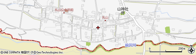 長野県茅野市宮川丸山周辺の地図