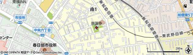 崇蓮寺周辺の地図