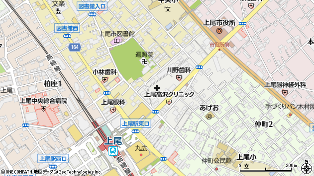 〒362-0036 埼玉県上尾市宮本町の地図