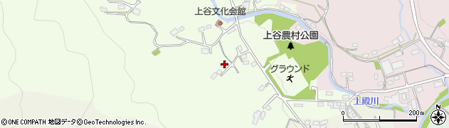 埼玉県入間郡越生町上谷122周辺の地図