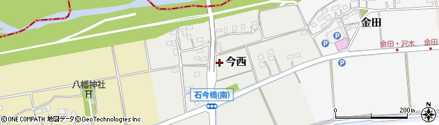 埼玉県坂戸市今西109周辺の地図