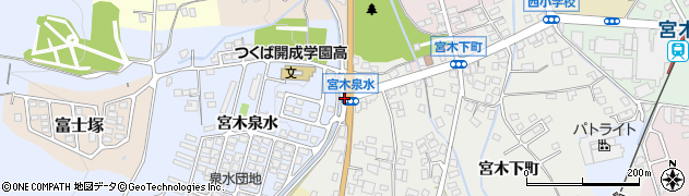 辰野病院前周辺の地図