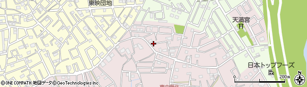 埼玉県春日部市東中野1402周辺の地図