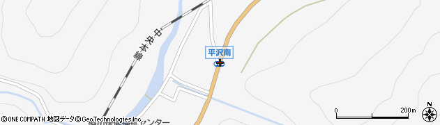 平沢南周辺の地図