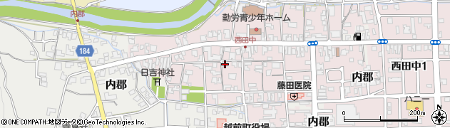 福井県丹生郡越前町西田中11周辺の地図