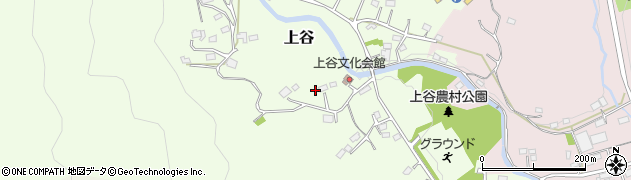 埼玉県入間郡越生町上谷154周辺の地図