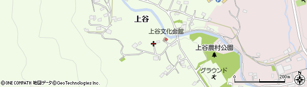 埼玉県入間郡越生町上谷153周辺の地図