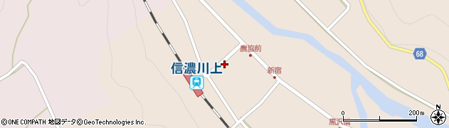 川上駅前簡易郵便局周辺の地図