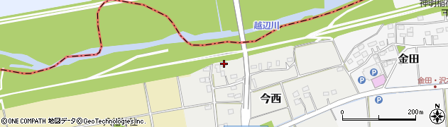 埼玉県坂戸市今西144周辺の地図