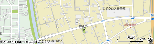 埼玉県春日部市永沼520周辺の地図